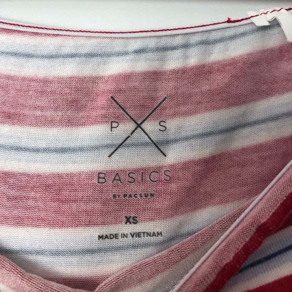 Pacsun Stripped Off The Shoulder Top - Picture 4 of 4